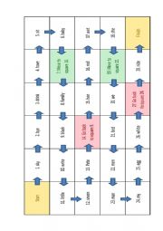 English Worksheet: Reading game