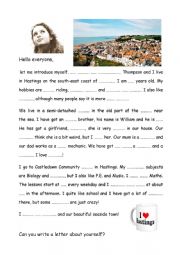 English Worksheet: Elizabeth from Hastings