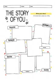 English Worksheet: THE STORY OF YOU