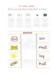 Cvc words revision