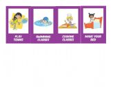 English Worksheet: Daily Routine Flashcards