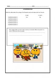 English Worksheet: What can it do?  It can/ It can�t