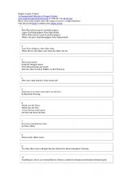 English Worksheet: Tongue Twisters