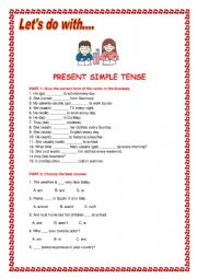 PRESENT SIMPLE WORKSHEET
