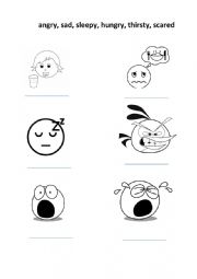 English Worksheet: Emotions worksheet