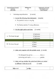 test  for 9TH FORMERS