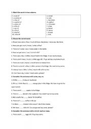 English Worksheet: Nouns