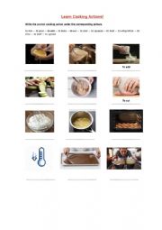 Lear cooking actions