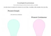 English Worksheet: Present Simple and Present Continuous