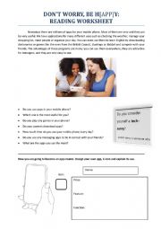 English Worksheet: technology, cell phone