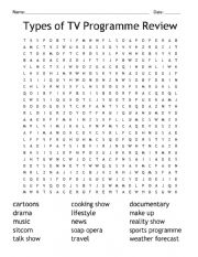 Types of TV Programme