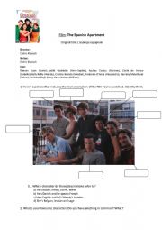 English Worksheet: The Spanish Apartment