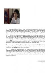 English Worksheet: 1st form end term test 1 