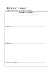English Worksheet: Job interviews