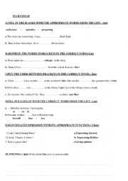 English Worksheet: quiz