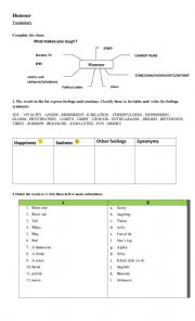 English Worksheet: Humour - Vocabulary and Activities