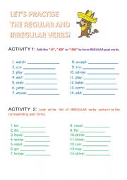 Regular and Irregular Verbs 