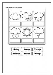 English Worksheet: Weather