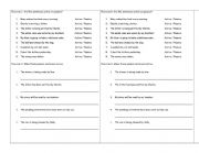 English Worksheet: Practice for passive voice