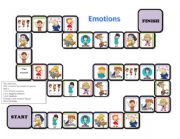 English Worksheet: Emotions board game