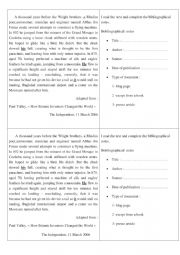 English Worksheet: Muslim scientists