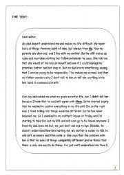 English Worksheet: full test 1 9th form