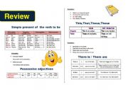 English Worksheet: Grammar review