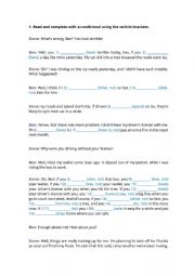 English Worksheet: Conditionals revision