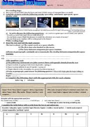 English Worksheet: Space Tourism