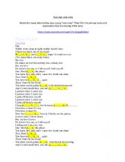 English Worksheet: Dua Lipa- New Rules. Phrasal Verbs 