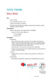 English Worksheet: Alessia Cara - Scars To Your Beautiful