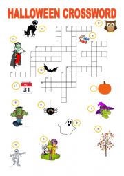 Halloween crossword