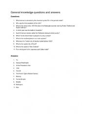 Quiz questions 