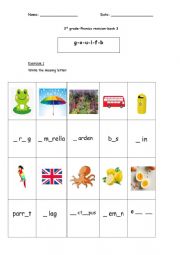 English Worksheet: Jolly phonics-Book 3