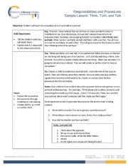 English Worksheet: Think turn and talk