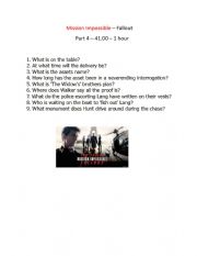 Mission Impossible Fallout - Part 4 - 41.00 - 1 hour