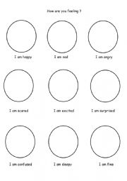 How are you feeling? - smileys to draw