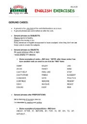 GERUND CASES