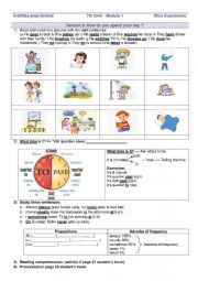 English Worksheet: 7th form