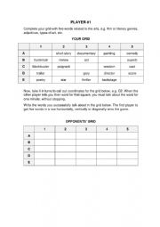 English Worksheet: Gone in 60 seconds -  The Arts