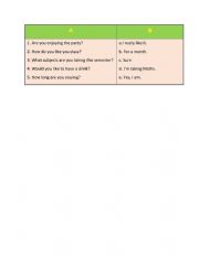 English Worksheet: Opening a conversation