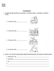 English Worksheet: HOLIDAYS
