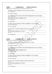 English Worksheet: it � high time and had better