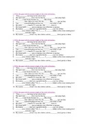English Worksheet: Present simple