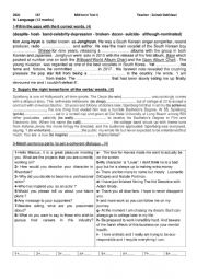 English Worksheet: First Form  Mid term test 1