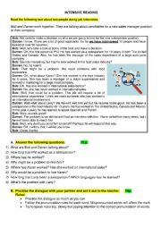 Intensive Reading Present Perfect