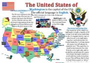 English Worksheet: The United States of America