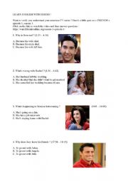 English Worksheet: Short Quiz on the series 