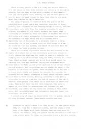 English Worksheet: Reading Comprehension