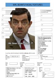 Mr. Bean�s Facial Features 